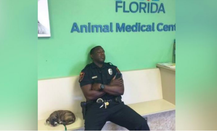 Police Officer Goes Viral For Rescuing Puppy While On Duty | Animal