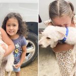 Little Girl Can’t Stop Crying Tears Of Joy When Her Lost Dog Is Finally Found