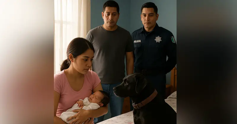 Every night, the dog growled at the baby—until the father found the horrifying truth under the bed –