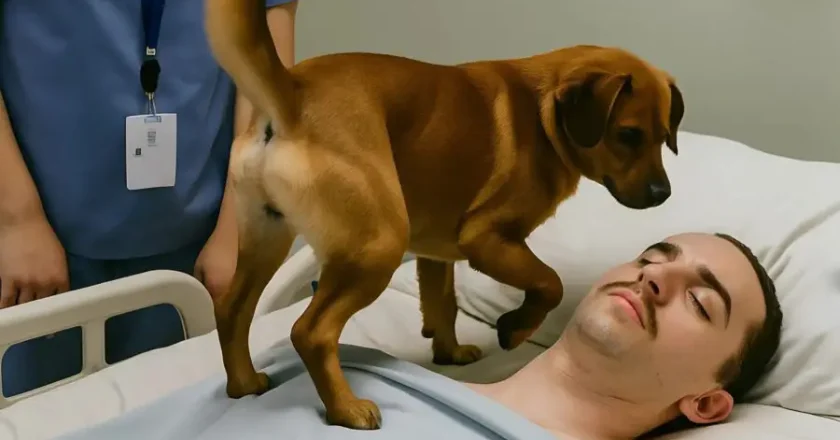 Doctors were about to turn off the young officer’s life support when his dog was allowed to say goodbye — and something unexpected happened –